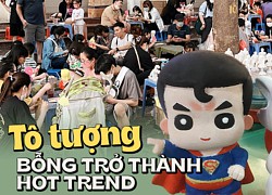 Trò tô tượng của con nít bỗng thành trend ở Hà Nội, người lớn muốn xả stress mà còn áp lực thêm vì quá đông