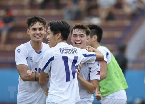 U23 Philippines thắng đậm trước U23 Timor Leste ở trận ra quân