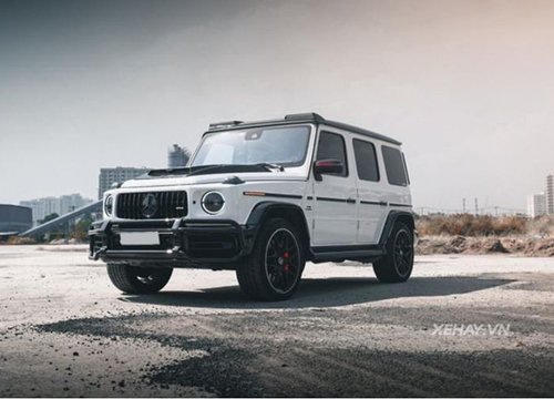 Mercedes-AMG G63 Brabus hơn 11 tỷ "lột xác" trắng tinh ở Sài Gòn