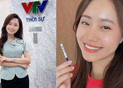 MC thời tiết VTV có bầu 3 tháng, nhan sắc lên hương, nghén nặng trừ lúc ghi hình