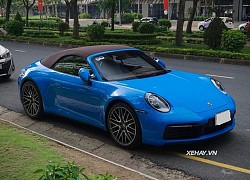 Ngắm Porsche 911 Carrera Cabriolet hơn 8 tỷ, 'màu hiếm' tại Sài Gòn