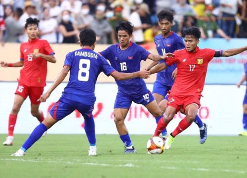 U23 Campuchia thắng đậm U23 Lào trong ngày ra quân tại SEA Games 31