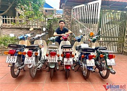 Bộ sưu tập xe Honda Cub biển VIP siêu độc của 9x Hà Nội