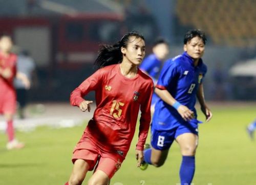 Bóng đá nữ SEA Games 31: Thắng Lào 3 - 0, Myanmar 'hẹn' Thái Lan tranh ngôi đầu Bảng B