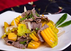 Cách làm bí đỏ xào thịt bò đơn giản mà cực ngon
