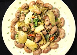 Cách làm món bao tử cá basa xào dưa chua ăn cực ngon nhai giòn sần sật