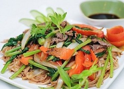Cách làm phở xào thịt bò ngon ngon cho bữa sáng
