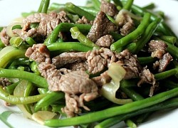 Cách nấu món đậu que xào thịt bò ai ai cũng thích