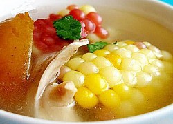 Canh ngô với táo ngọt