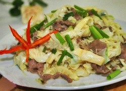Công thức làm món thịt bò xào măng chua đơn giản mà ngon cả nhà đều thích