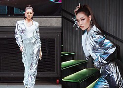 Hoa hậu Khánh Vân thị phạm catwalk, động viên người mẫu trẻ trong buổi casting thời trang