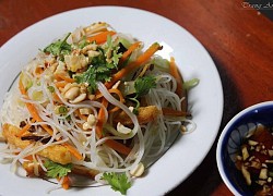 Học cách làm bún xào chay cực ngon
