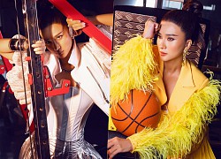Kim Tuyến lột xác với hình ảnh gai góc trong bộ thời trang cổ vũ SEA GAMES 31