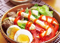 Bữa tối lạ miệng với salad trộn thịt bò cực hấp dẫn