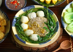 Canh cua khoai sọ rau muống gợi nhớ hương vị xưa