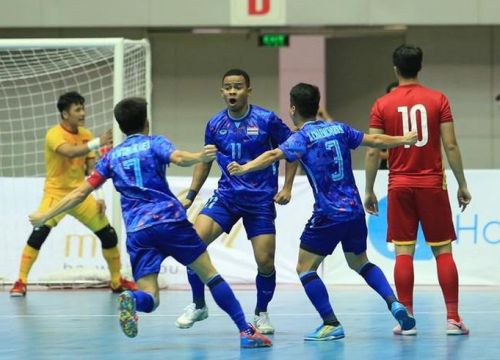 Futsal Việt Nam thua Thái Lan 0-2 trong trận tranh HCV