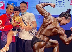 Nữ lực sĩ được bố mẹ chồng ra tận Hà Nội cổ vũ dự SEA Games: "Mình từng hỏi chồng rằng vợ cơ bắp vậy anh có sợ không?"