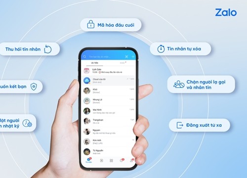 Zalo chính thức hỗ trợ mã hóa đầu cuối, tăng cường bảo vệ thông tin người dùng