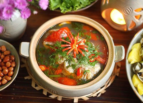 Canh riêu cá Bắc Bộ thanh mát ngày hè