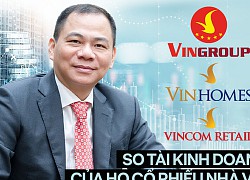 Đọ khả năng kiếm tiền về cho tỷ phú Phạm Nhật Vượng của 3 cổ phiếu lớn "họ nhà Vin" trên sàn chứng khoán