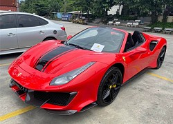 Ferrari 488 Pista Spider đầu tiên xuất hiện tại Hà Nội, siêu xe mui trần dành cho người sưu tầm