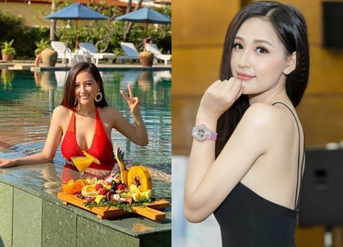 Mai Phương Thúy khoe ảnh diện bikini ướt át tại bể bơi, vòng 1 gần 100cm gây ngỡ ngàng