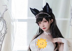 Mê đắm với bộ ảnh cosplay Atago Azur Lane "trắng không tì vết`"