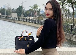 Hương Giang giữ thói quen đeo túi nửa tỷ kiểu lạ mỗi khi đi nước ngoài