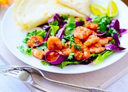 Salad tôm mát giòn ngon miệng