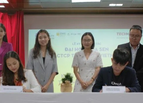 Techhaus VietNam ký kết hợp tác chiến lược với Trường Đại học Hoa Sen