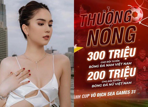 Trao thưởng bóng đá, Ngọc Trinh bị chỉ trích 'trọng nam khinh nữ'