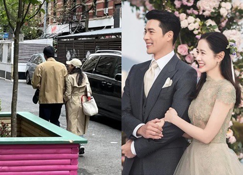 Vợ chồng Hyun Bin - Son Ye Jin tình tứ nắm tay nhau dạo phố, vô tình lọt vào ống kính "team qua đường"