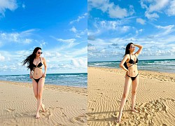 Hoa hậu Dân tộc Ngọc Anh tái xuất với loạt ảnh diện bikini trước biển, body tuổi 29 xịn đét sau nhiều năm 'ở ẩn' showbiz