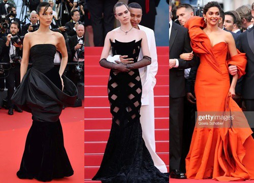 Thảm đỏ Cannes: Bella Hadid đẹp kinh điển so kè "thiên thần" Cara, minh tinh đắt giá nhất Bollywood dẫn đầu dàn mỹ nhân mặc độc lạ