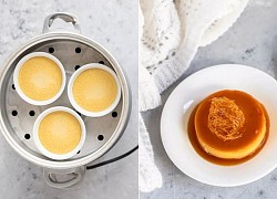 Cách làm bánh flan 10 trứng gà ta mềm mịn ngon để bán