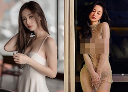 Jun Vũ mặc áo lưới xuyên thấu, lộ toàn bộ body 'phồn thực' táo bạo hơn cả Ngọc Trinh gây ngỡ ngàng