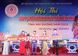 Hải Dương: Sôi nổi Hội thi Câu lạc bộ gia đình phát triển bền vững