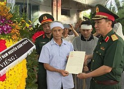 Truy thăng quân hàm thượng tá cho quân nhân qua đời khi cứu cháu bé đuối nước