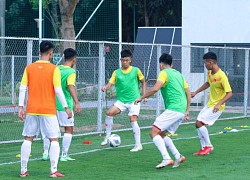 U.19 Việt Nam tập luyện sẵn sàng đối đầu chủ nhà Indonesia