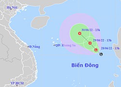 Vùng áp thấp trên Biển Đông sẽ mạnh lên thành áp thấp nhiệt đới, gió giật cấp 8