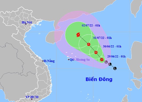 Xuất hiện áp thấp nhiệt đới, cảnh báo mưa dông tại Hà Nội