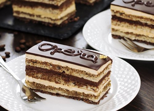 Cách làm bánh opera - Opera cake bông mềm mịn xốp ngon khó cưỡng