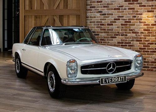 Chiếc Mercedes-Benz W113 SL Pagoda cổ đẹp mê ly được độ thành xe điện