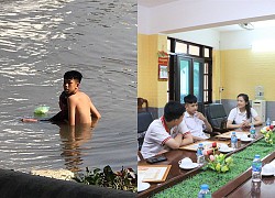 Học sinh Hải Phòng nhảy xuống sông cứu cụ bà bị đuối nước: 'Em không sợ!'