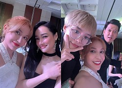 Nhã Phương, Khả Như, Khánh Vân selfie, biểu cảm của Trường Giang bên cạnh mới bất ngờ