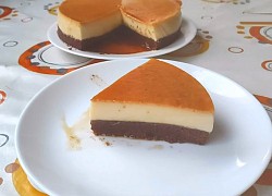 Cách làm bánh bông lan flan bằng nồi chiên không dầu thơm ngon