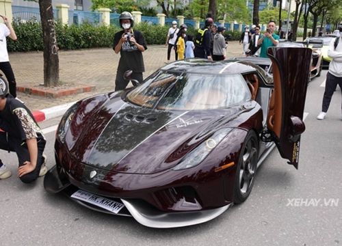 Dân mê xe Hà Nội lần đầu "sờ tận tay" Koenigsegg Regera trăm tỷ