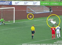 Clip: Cận cảnh cú đá penalty có 1-0-2 và cái kết kinh ngạc