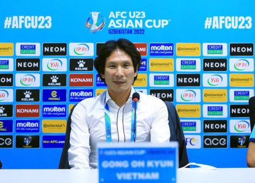 HLV Gong Oh-kyun: 'U23 Việt Nam chưa ăn mừng'