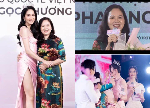 Á Hậu Phạm Ngọc Phương Anh bị mẹ chiếm spotlight